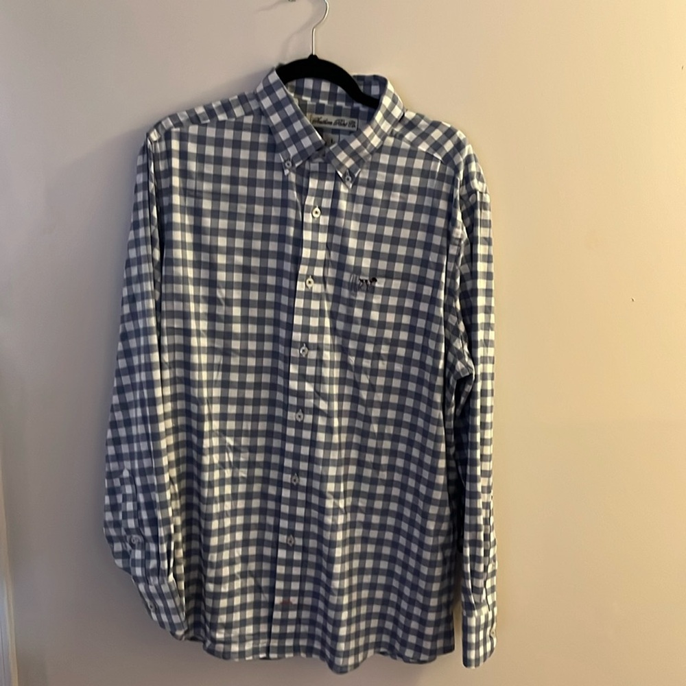 Men’s Southern Point long sleeve  performance button down shirt